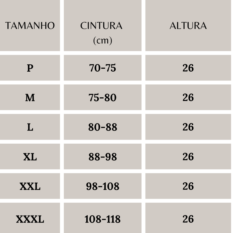 Cinta Abdominal Dupla Compressão